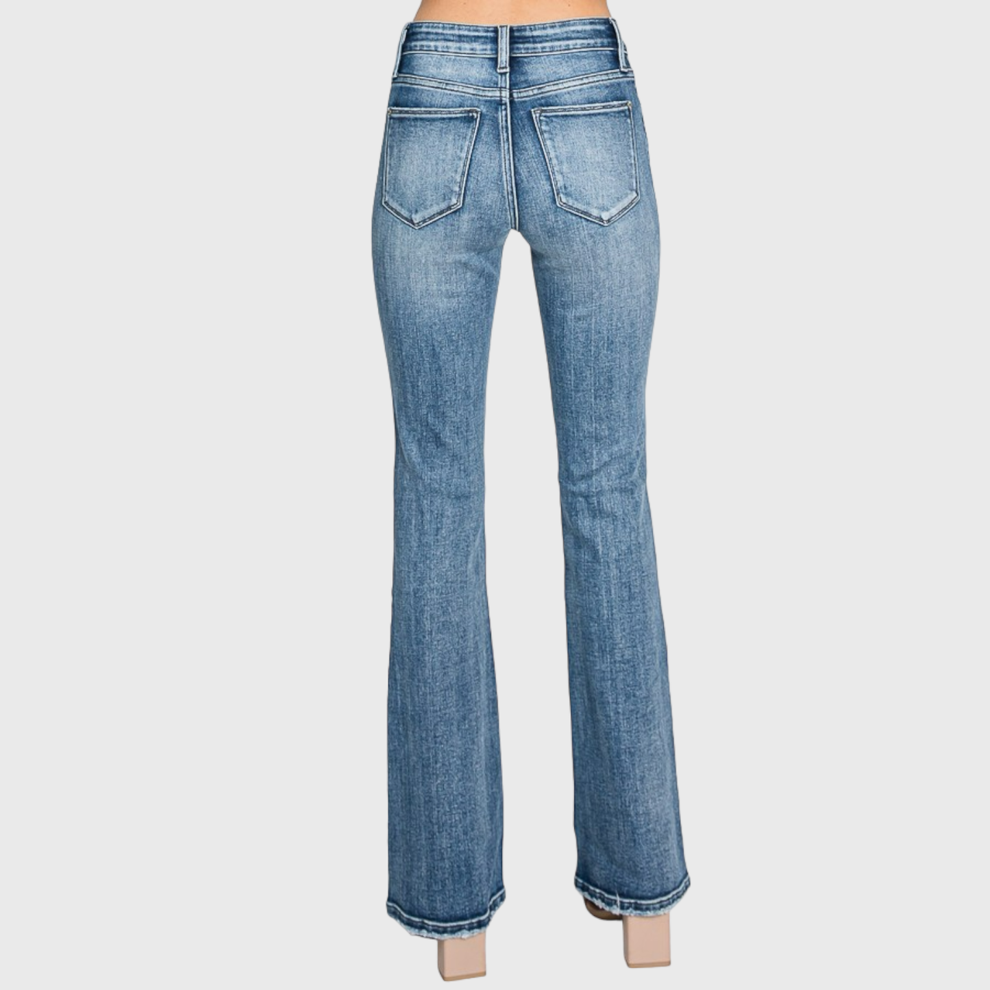 Petra MID RISE STRETCH CLASSIC BOOTCUT JEANS