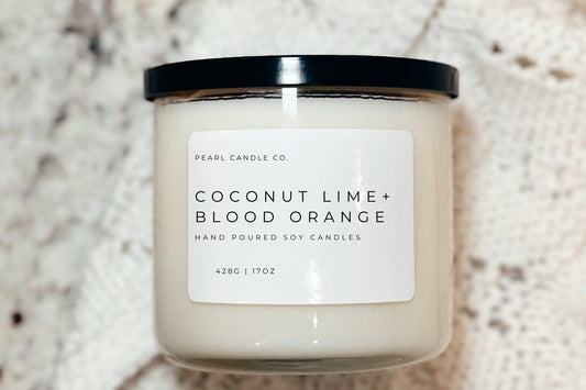 Coconut Lime + Blood Orange Candle