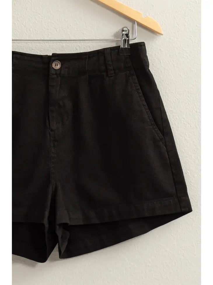 HIGH Waist Shorts in Black